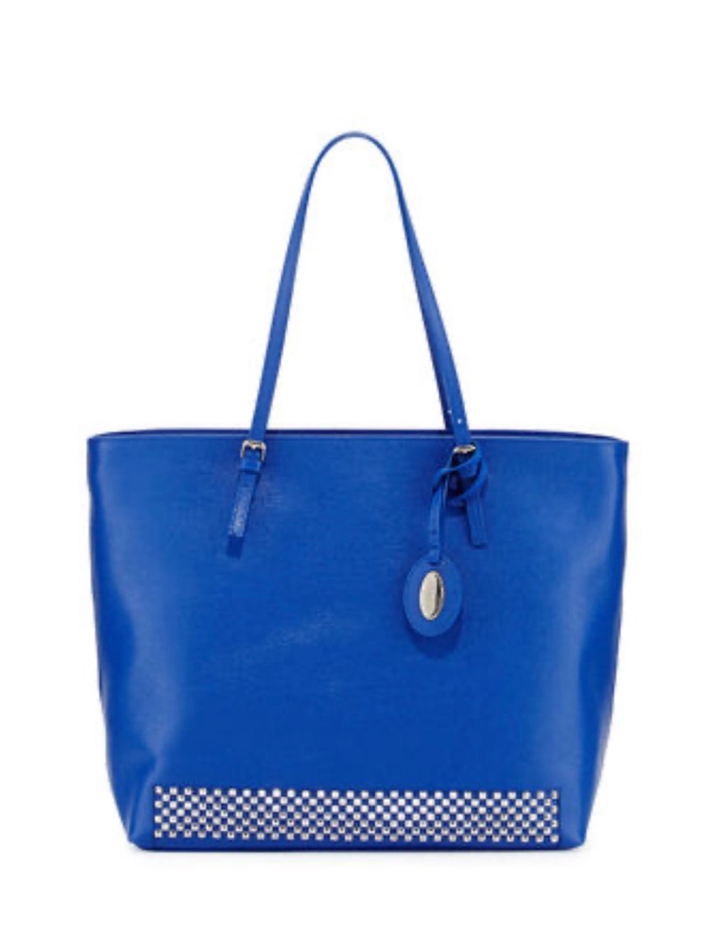 Furla Cobalt Blue Leather Shoulder Tote